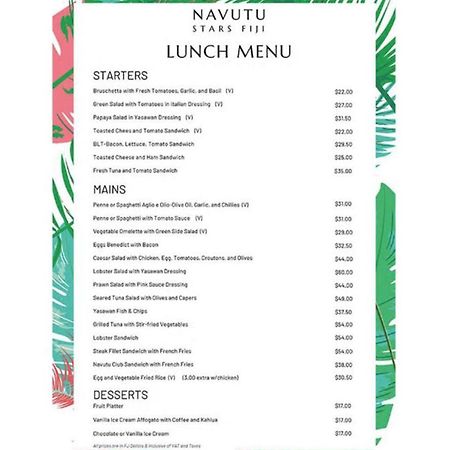 Navutu Stars Resort Matayalevu Exterior foto